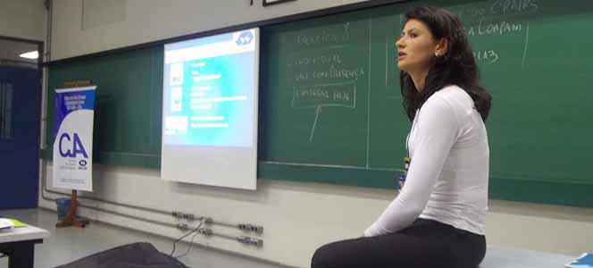 CRA-RS realiza palestras na PUCRS CRA-RS realiza palestras na PUCRS